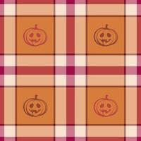 Víspera de Todos los Santos sin costura antecedentes con calabaza para textil tela diseño, envase papel, sitio web fondos de pantalla, textiles, fondo de pantalla y vestir. vector