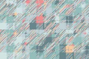 Modern glitch background. Color geometric abstract pattern . vector