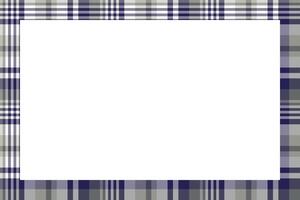 Rectangle borders and Frames . Border pattern geometric vintage frame design. Scottish tartan plaid fabric texture. Template for gift card, collage, scrapbook or photo album and portrait. vector