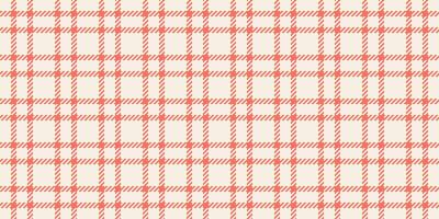 Native pattern seamless, towel check texture tartan. Linen fabric plaid background textile in linen and red colors. vector