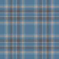 Plaid seamless pattern in blue. Check fabric texture. textile print. vector