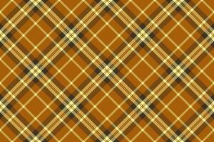 Seamless textile plaid of check background texture with a tartan pattern fabric . vector