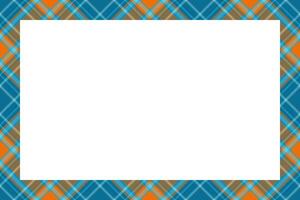 Vintage frame . Scottish border pattern retro style. Tartan plaid ornament. vector