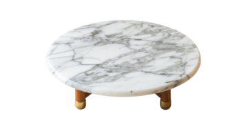 Marble Coffee Table on the transparent background, Format png