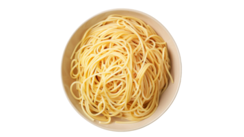 Sleek Noodle Display on the transparent background, Format png