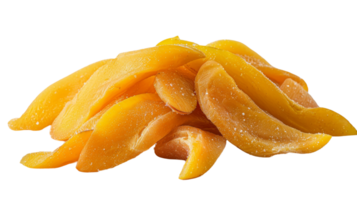 getrocknet Mango Freude auf das transparent Hintergrund, Format png