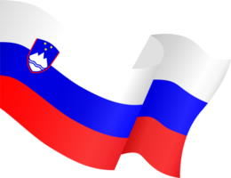 Slowenien Flagge Welle png