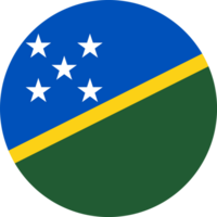 Solomon eilanden vlag knop png