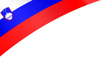 Slovenia flag wave png