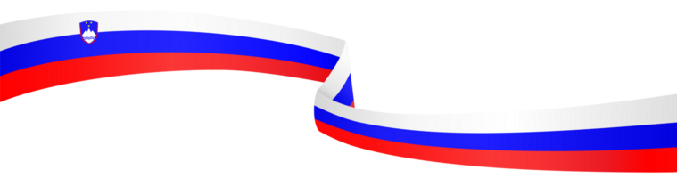 Slowenien Flagge Welle png