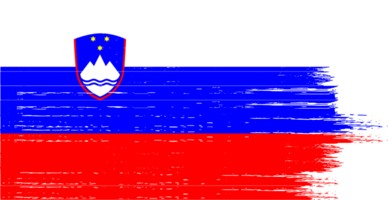 Slovenia flag paint png