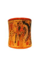en retard classique 600-900 un d Maya polychrome poterie. png