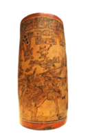 Late Classic 600-900 AD Maya polychrome pottery. png