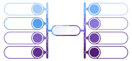 infografía proceso diseño 8 opciones o pasos. png