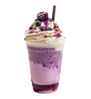 Cold drink milkshake isolated png