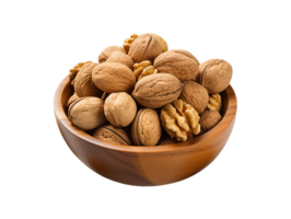 bowl of walnuts png