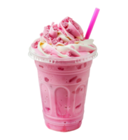 Cold drink milkshake isolated png