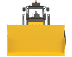 Bulldozer isolated on background. 3d rendering - illustration png