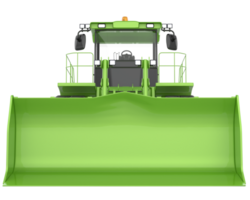 bulldozer isolerat på bakgrund. 3d tolkning - illustration png