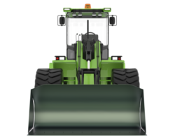 Loader isolated on background. 3d rendering - illustration png