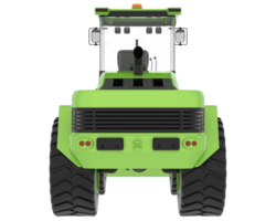 Loader isolated on background. 3d rendering - illustration png