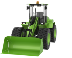 Loader isolated on background. 3d rendering - illustration png