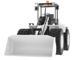 Loader isolated on background. 3d rendering - illustration png