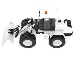 Loader isolated on background. 3d rendering - illustration png