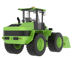 Loader isolated on background. 3d rendering - illustration png