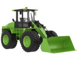 Loader isolated on background. 3d rendering - illustration png