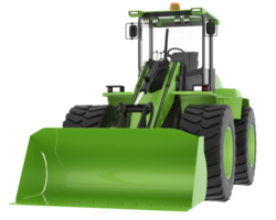 Loader isolated on background. 3d rendering - illustration png