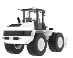 Loader isolated on background. 3d rendering - illustration png