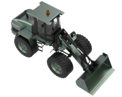 Loader isolated on background. 3d rendering - illustration png