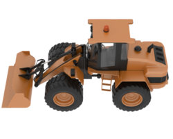 Loader isolated on background. 3d rendering - illustration png