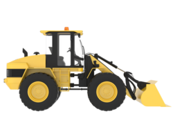 Loader isolated on background. 3d rendering - illustration png