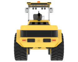 Loader isolated on background. 3d rendering - illustration png