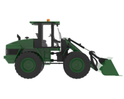 Loader isolated on background. 3d rendering - illustration png