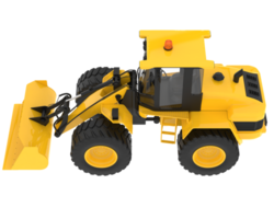 Loader isolated on background. 3d rendering - illustration png