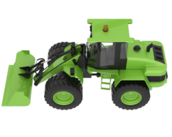 Loader isolated on background. 3d rendering - illustration png