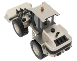 Loader isolated on background. 3d rendering - illustration png