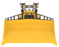 bulldozer isolé sur Contexte. 3d le rendu - illustration png