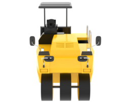 Compactor isolated on background. 3d rendering - illustration png