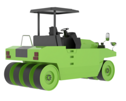 Compactor isolated on background. 3d rendering - illustration png