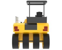 Compactor isolated on background. 3d rendering - illustration png