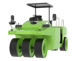 Compactor isolated on background. 3d rendering - illustration png