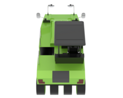 Compactor isolated on background. 3d rendering - illustration png