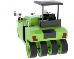 Compactor isolated on background. 3d rendering - illustration png