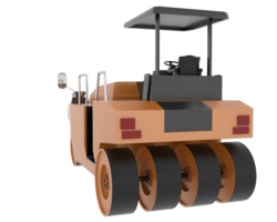 Compactor isolated on background. 3d rendering - illustration png