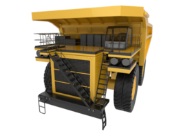 Mining truck isolated on background. 3d rendering - illustration png