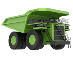 Bergbau LKW isoliert auf Hintergrund. 3d Rendern - - Illustration png